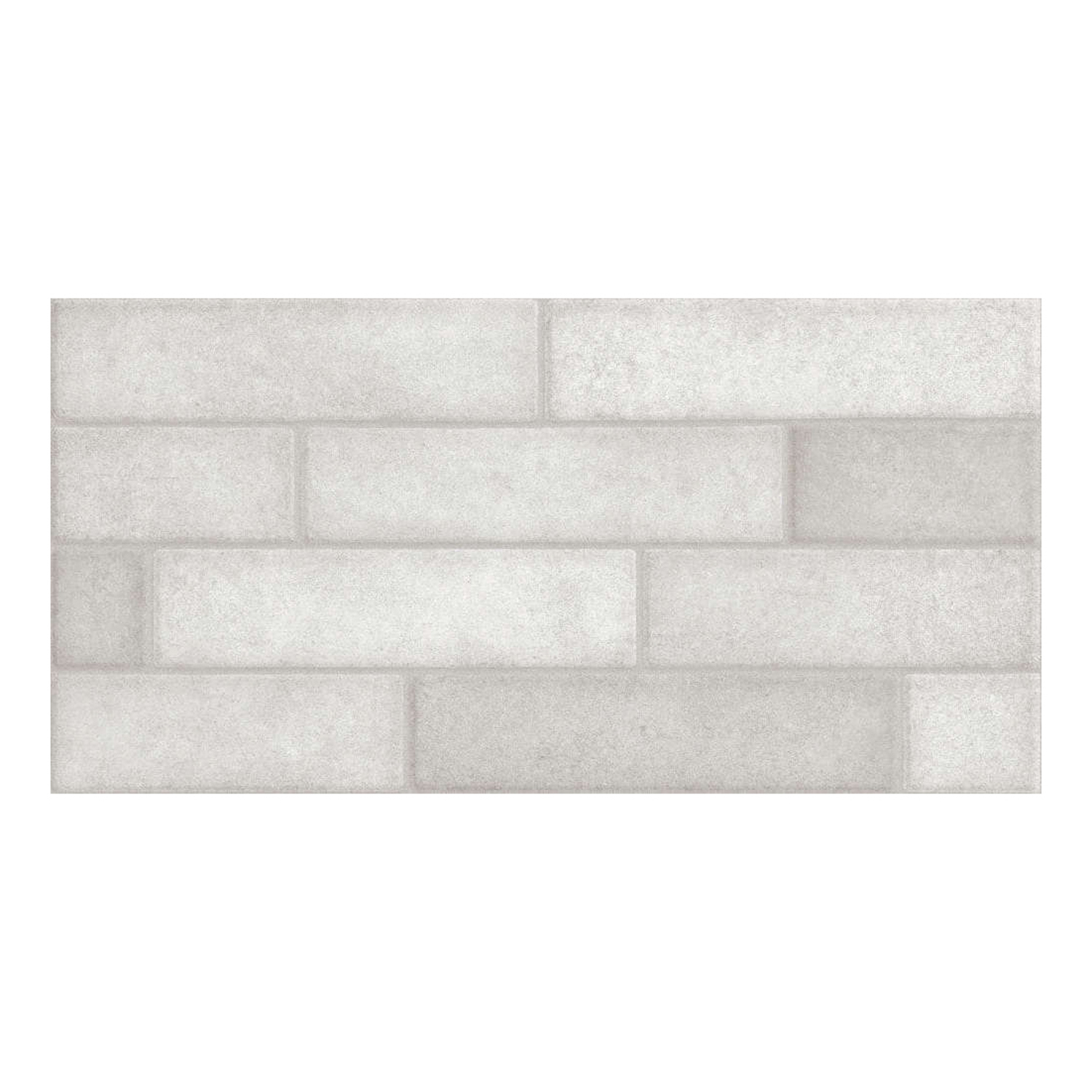 Плитка 60х30 см настенная 1.62 м² Global Tile Urban brick, серый, кирпич