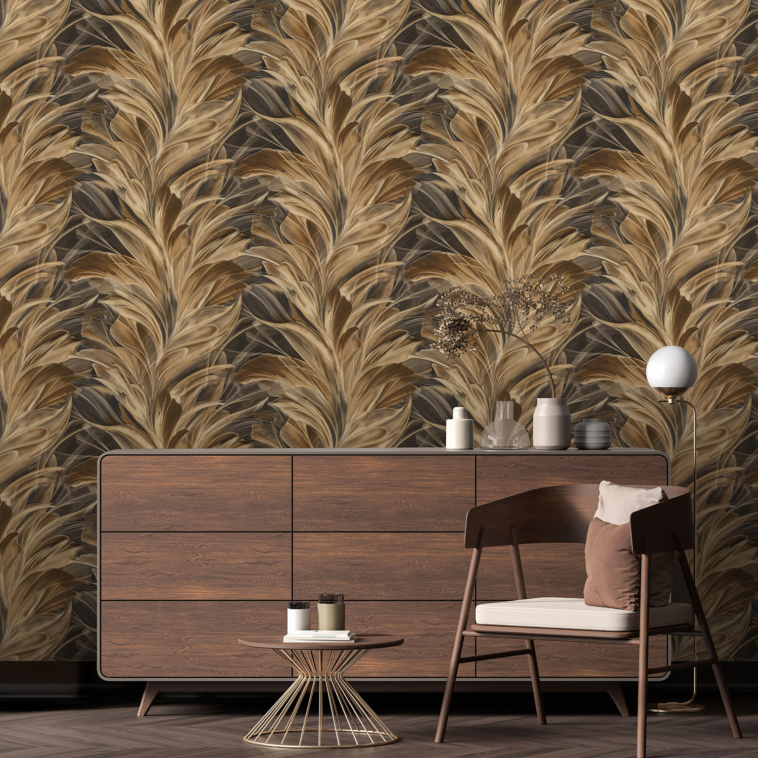 Обои  флиз ED Monte Solaro Orion (корич.) 9283-23 *6