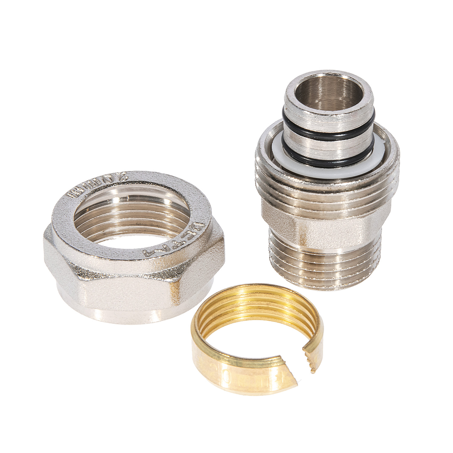 Муфта переходная 20х1/2"(Ø15) цанга/папа CTM CCM02012 *10/140