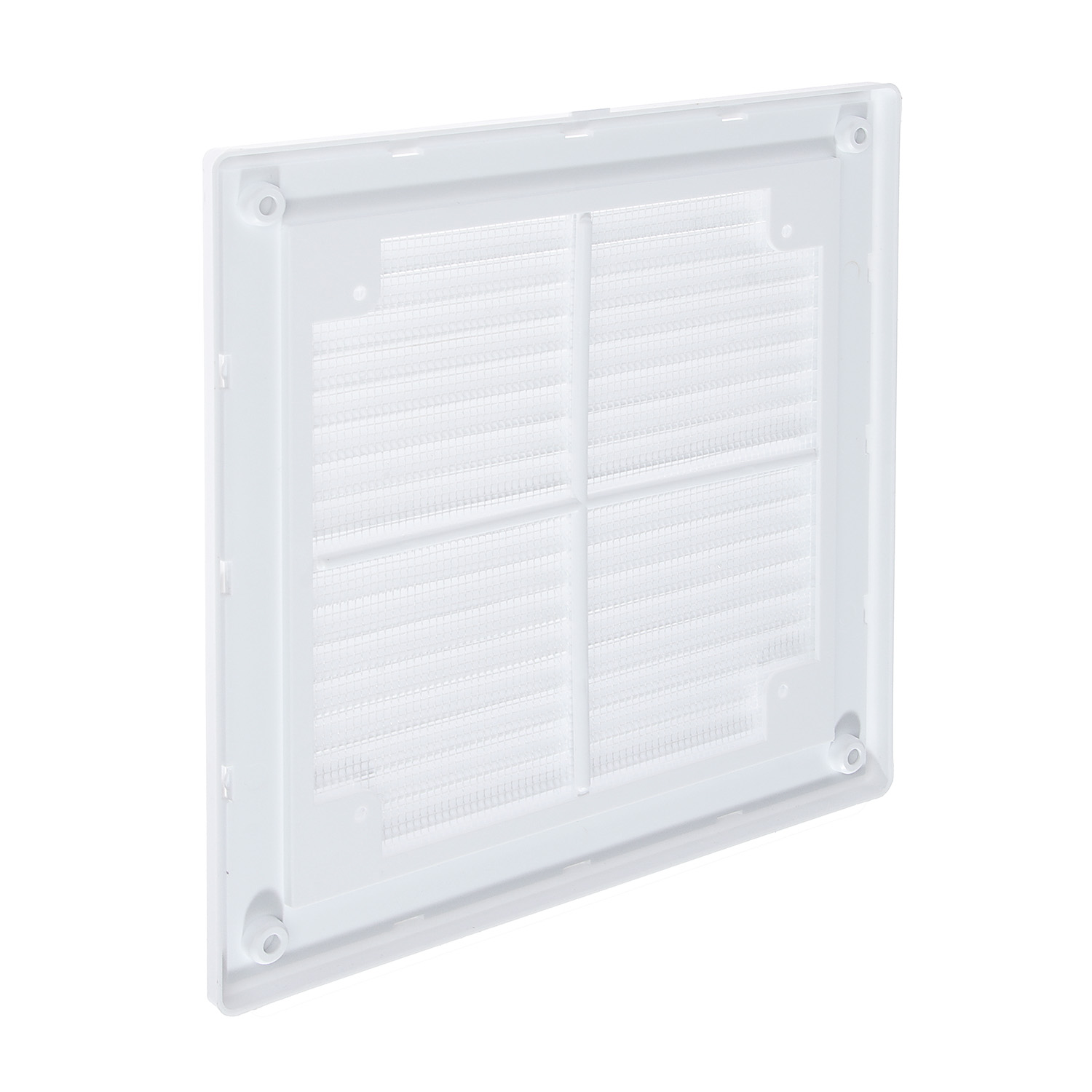 Решетка вентиляционная 208х208мм 2121Р (с сеткой) Эковент *1/40