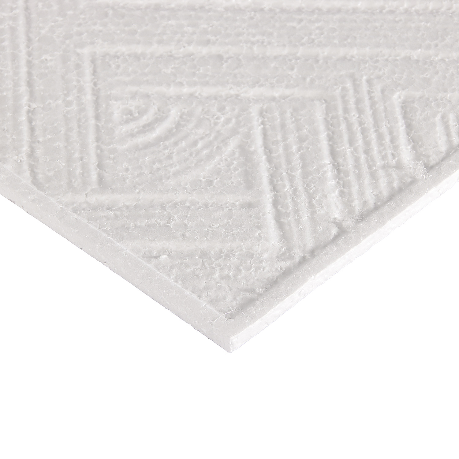 Плитка потолочная 50х50 см Вереск, 2 м², белый