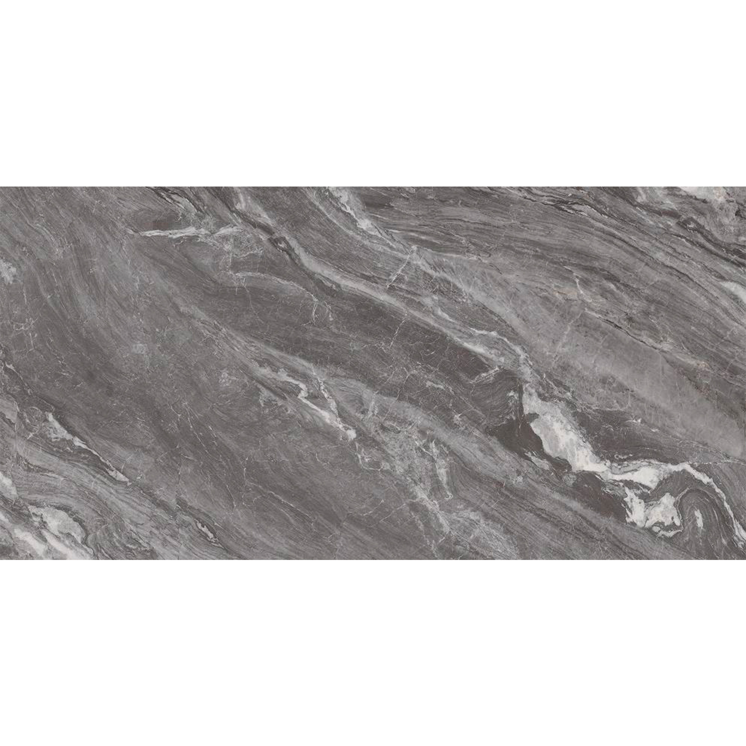 Керамогранит 2.16 м² Китай Мрамор 00070684, 1200х600х9 мм, полированный, графит
