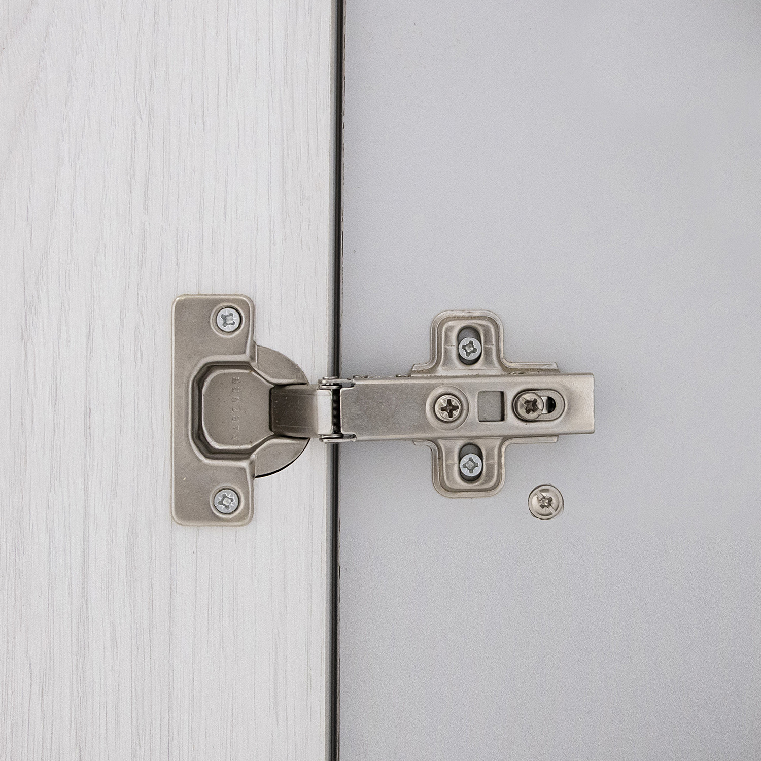 Шкаф напольный угловой 1000х850х600 мм BROZEX-WOOD Camellia, левый, с дверцей, серый / юта