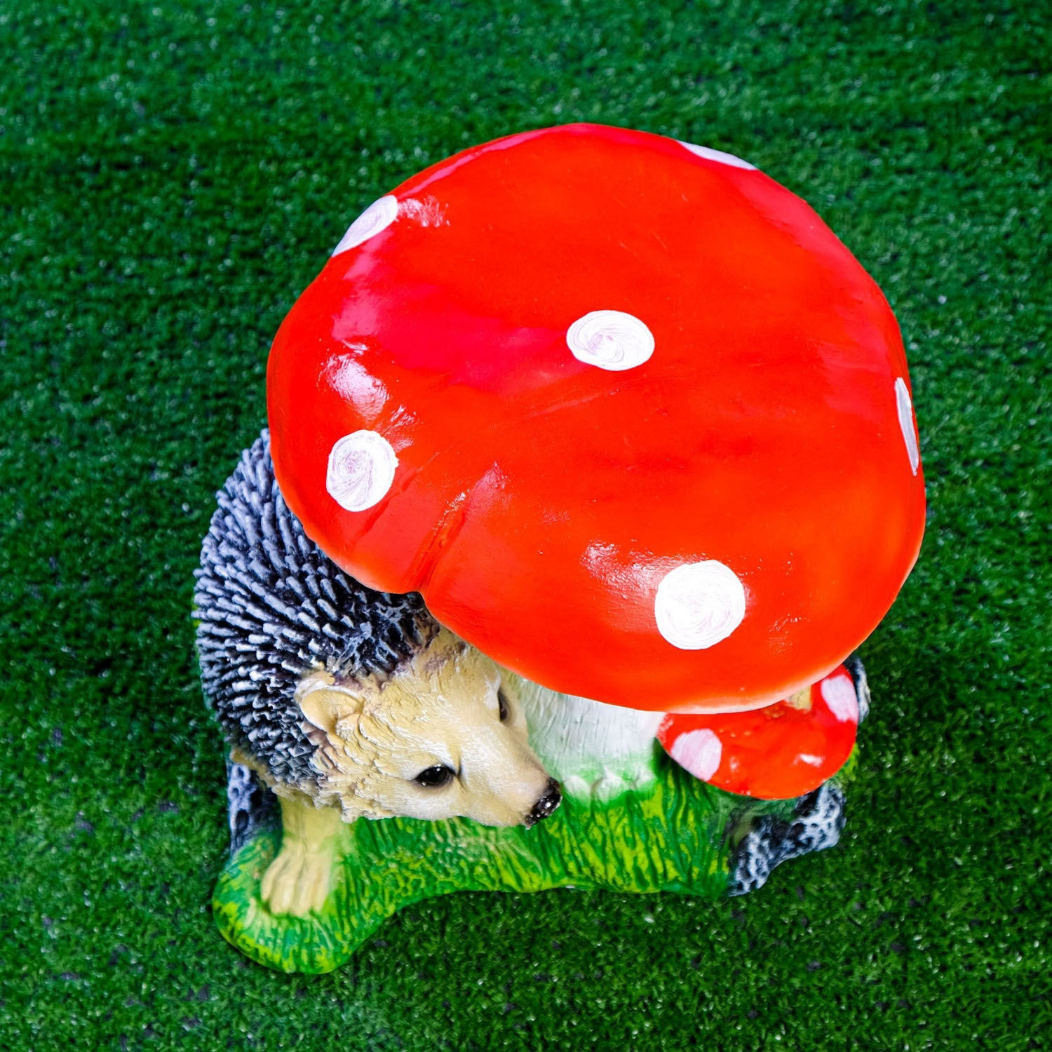 Садовая фигура "Гриб с двумя ежами" 26*30*30 см 1090079