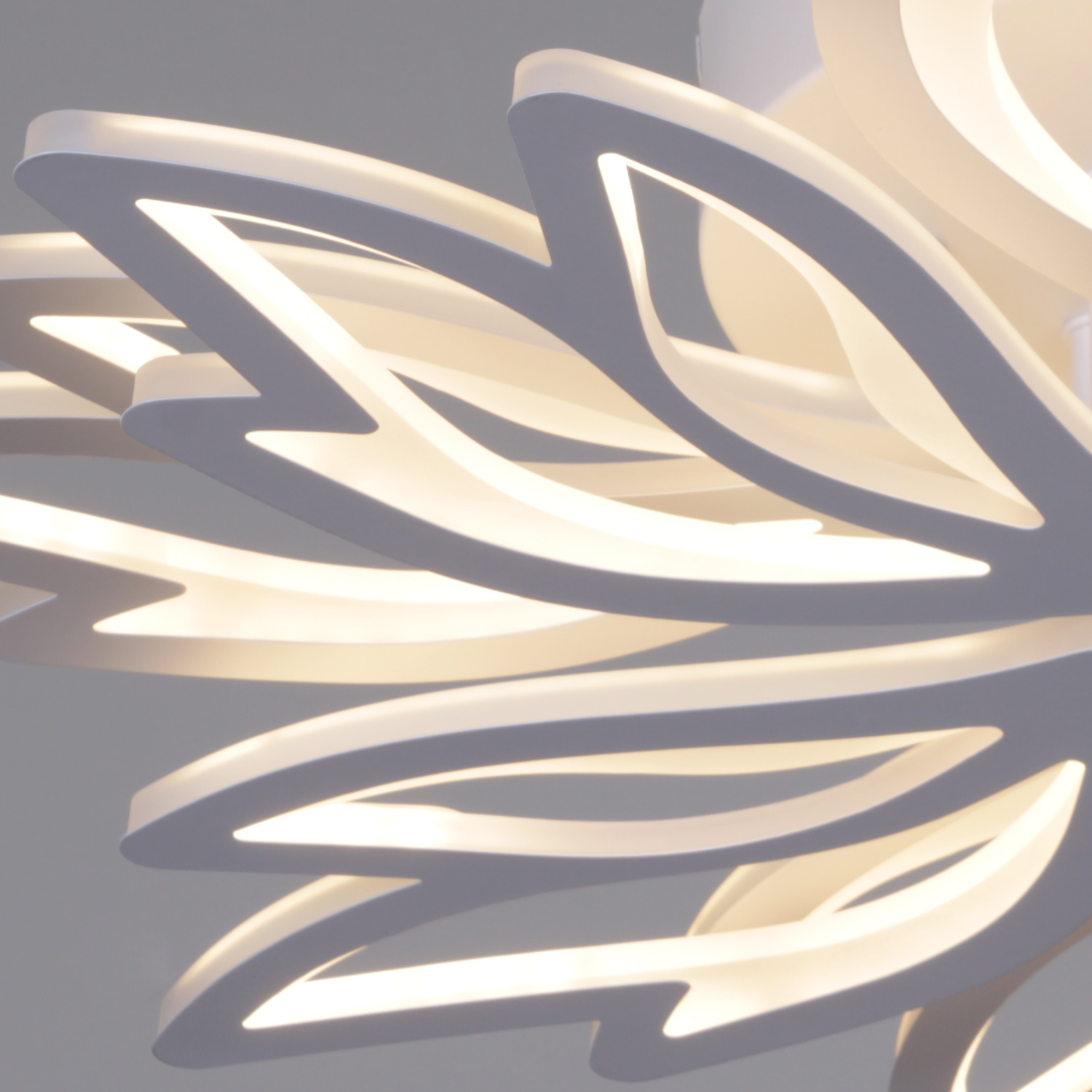 Люстра 09862-0.3-4+4 WH LED 3000-6200К ПДУ ИК ПДУ S=28м2  *1