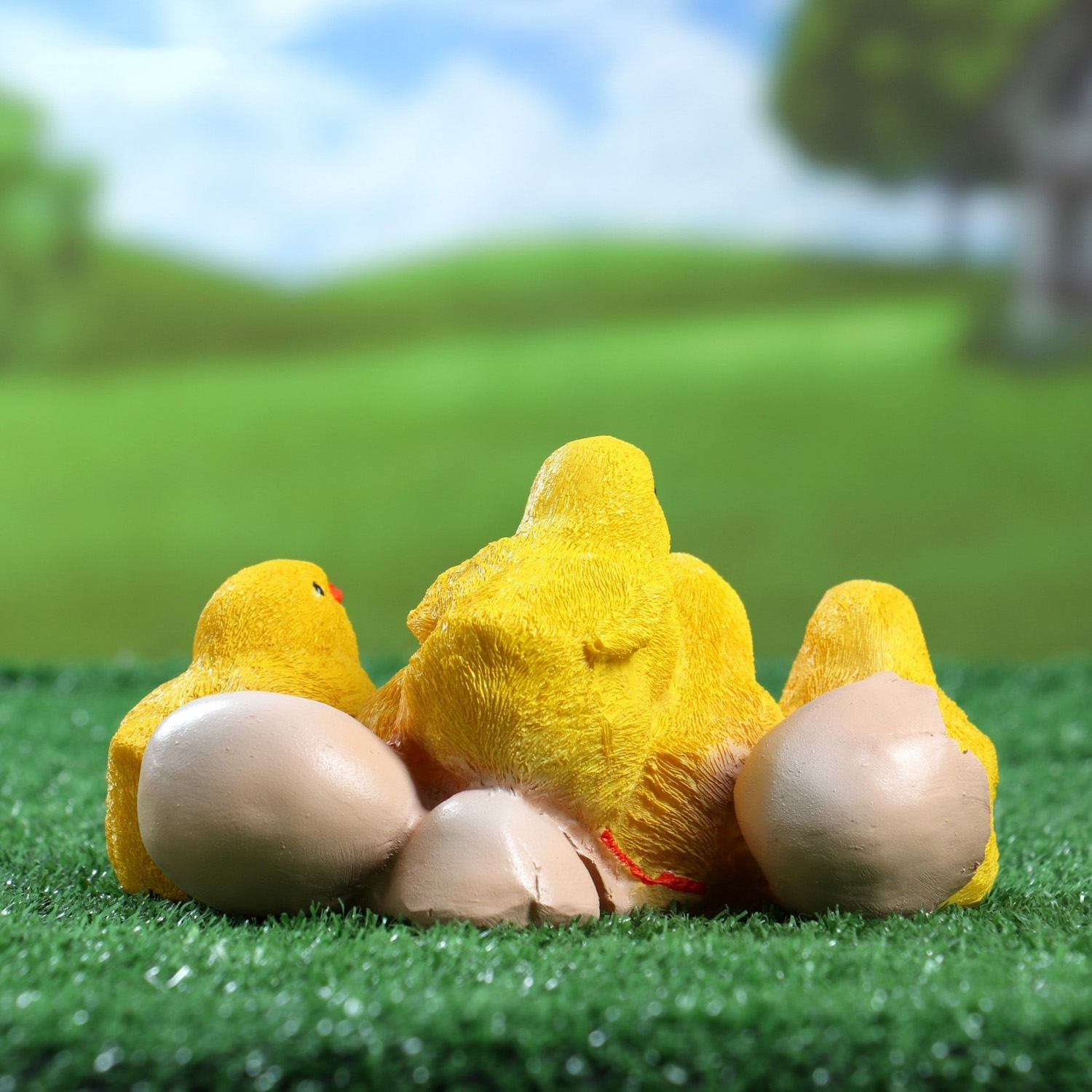 Садовая фигура "Цыплята" 19х10см 4932830