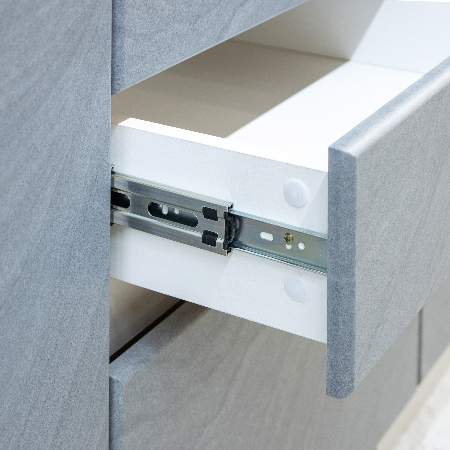 Шкаф напольный 600х850х600 мм BROZEX-WOOD GreyWind, с тремя ящиками