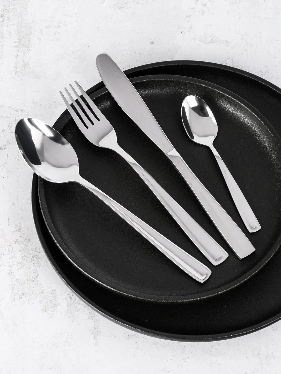 Ложка столовая нерж. "City" КОМПЛЕКТ 2ШТ на подвеске DMC091 "Domenik" *1/12/72