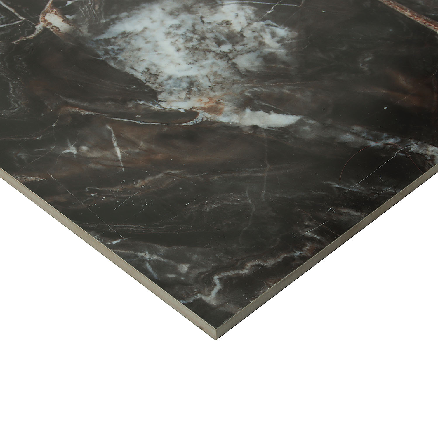 Керамогранит 1.44 м² Primavera Toledo GR201, 1200x600x9 мм, черный