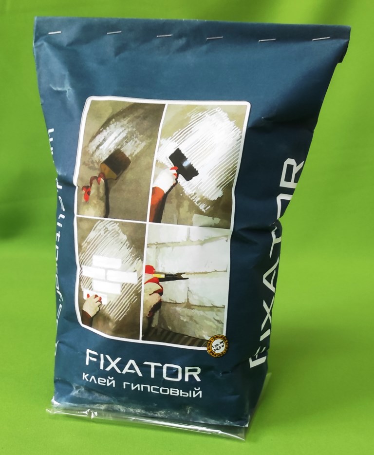 Клей для гипсовой плитки 4 кг ЭлитПроф FIXATOR, летний