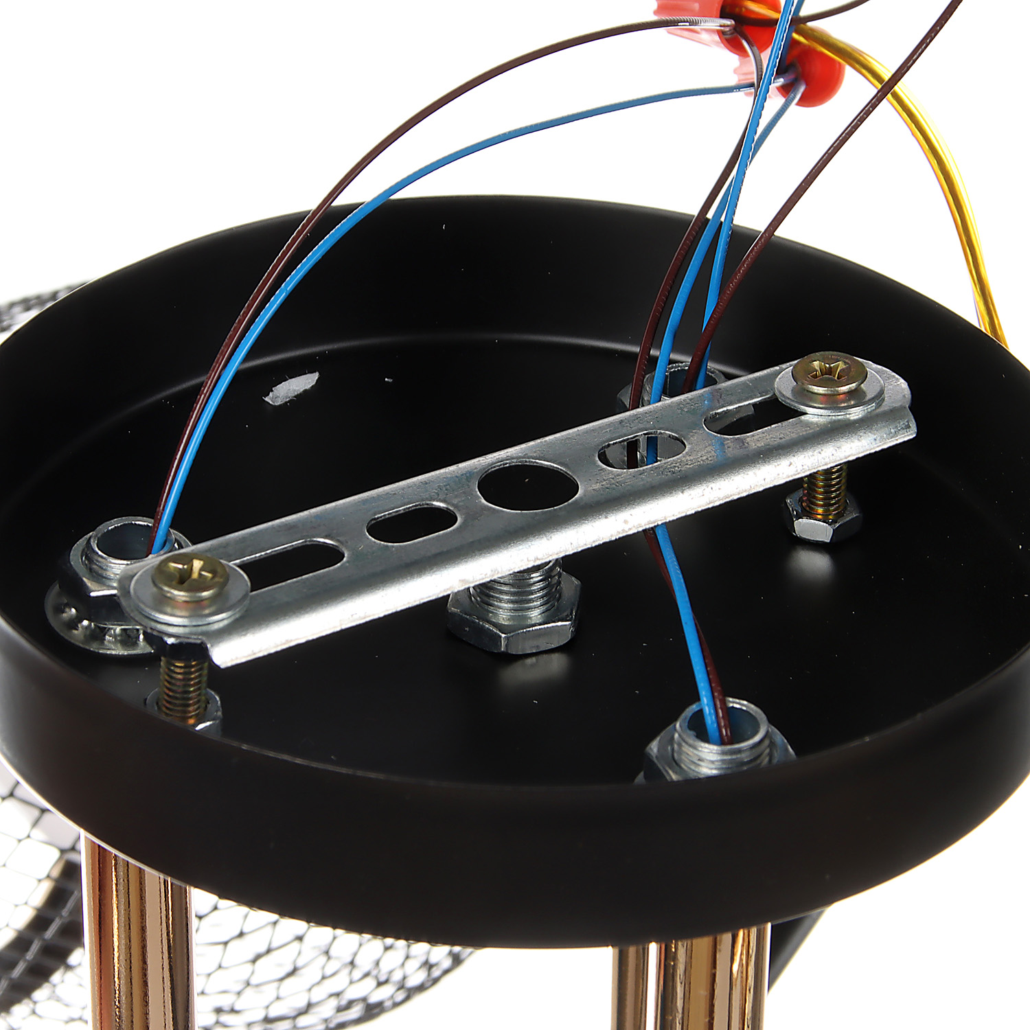 Люстра N6408/3 BK+FGD  3*40W E27 220V (d-540; h-230)  VERNER LIGHTING *1