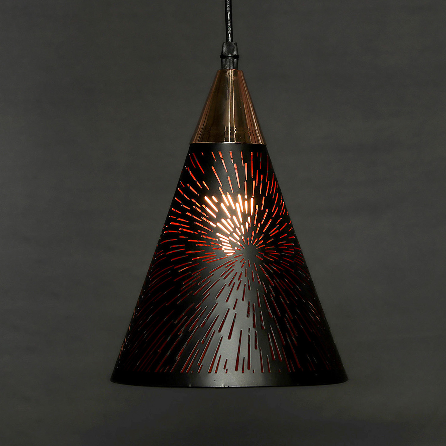 Люстра N5212/1H 1*40W  E27 (d-180; h-300/h800)  VERNER LIGHTING *1