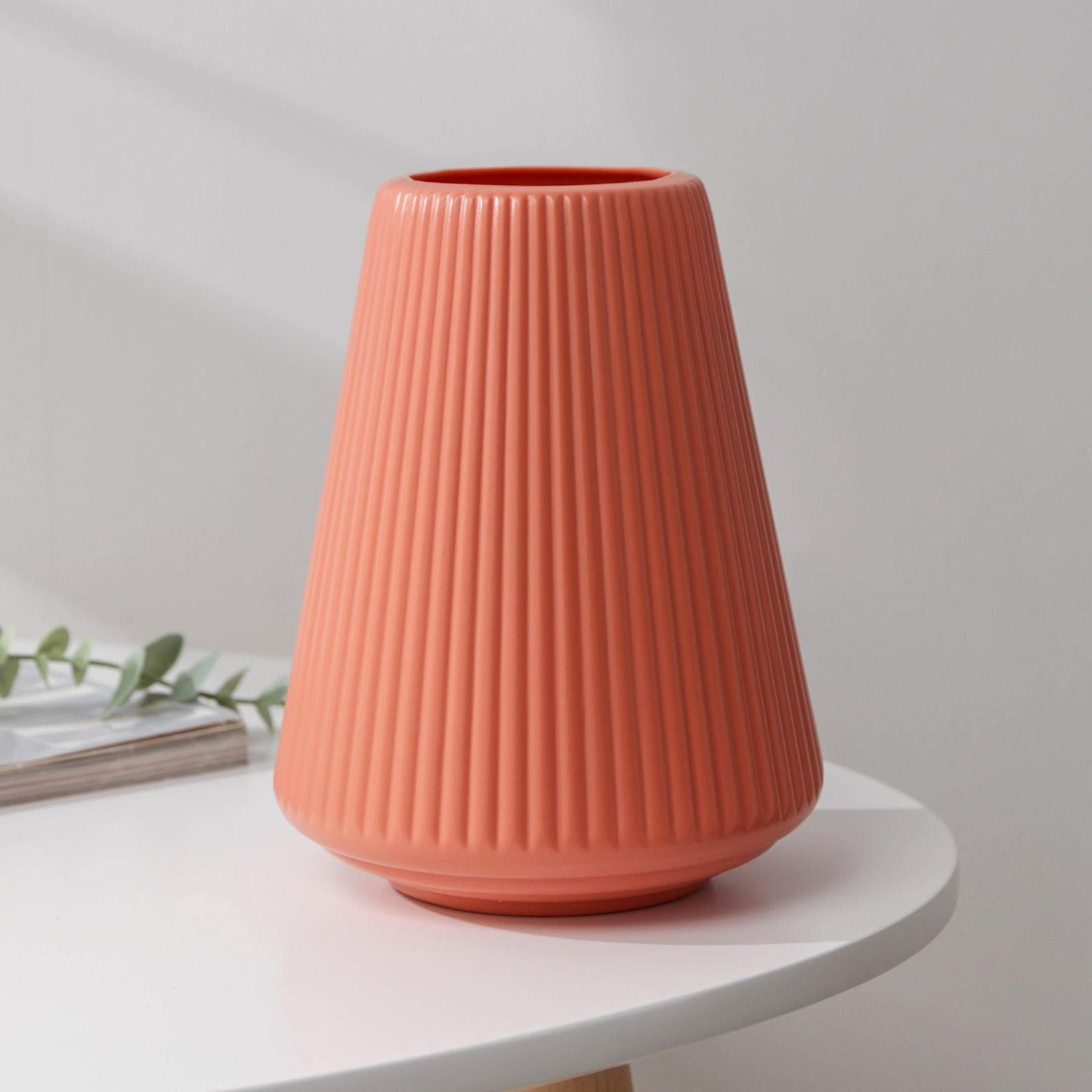 Ваза для цветов 13х17,5 см, цвет МИКС  6907075