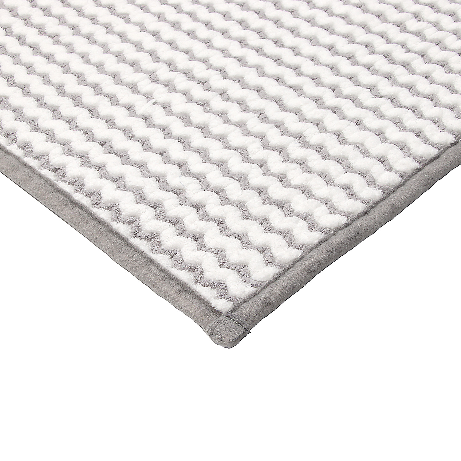 Коврик д/ванной IDDIS  "Шенилл" (50см х 80см) Серый BC01P58i12  *1/24