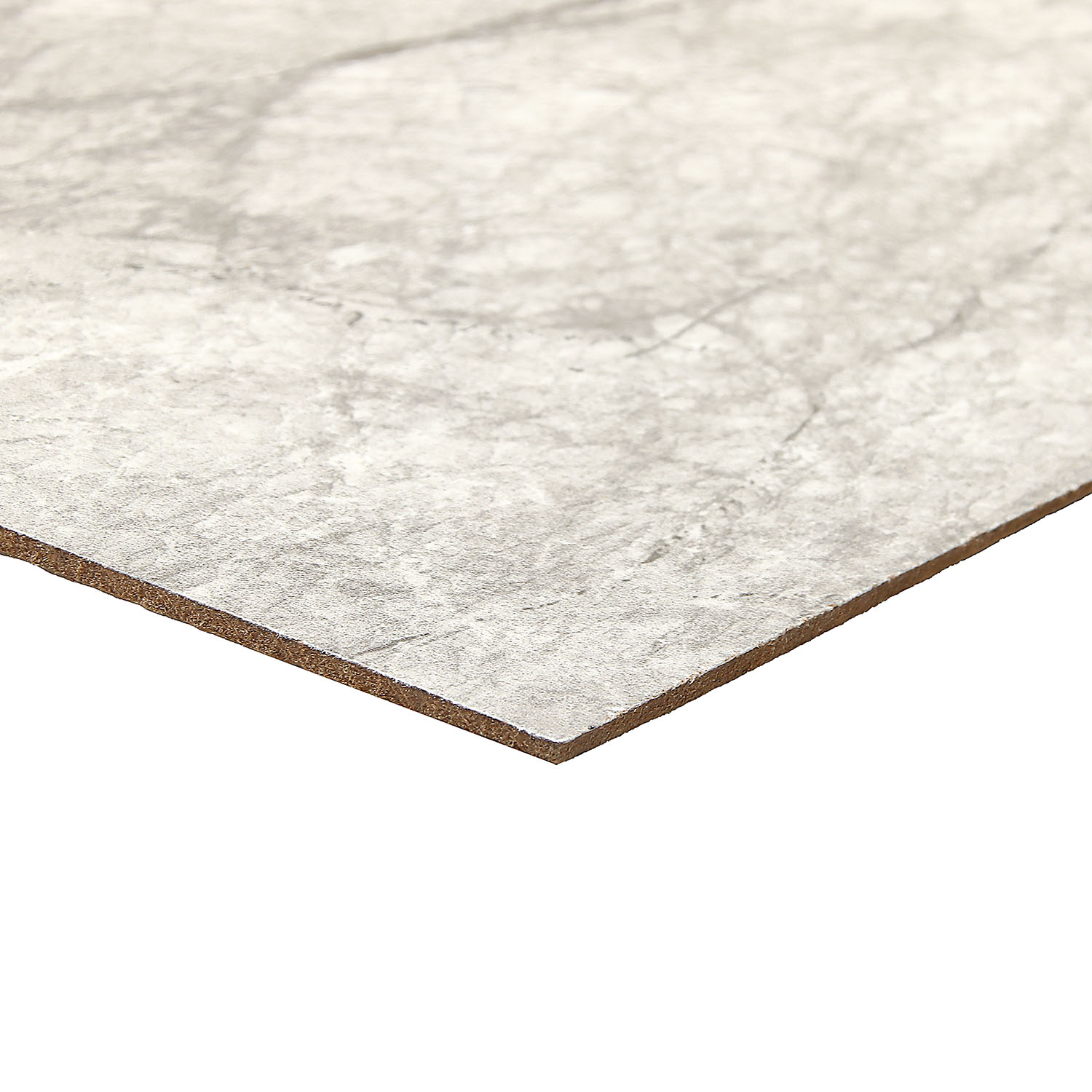 Панель МДФ 2440х1220х3 мм Стильный дом, влагостойкая, мрамор бьянка светлая, 2.98 м²