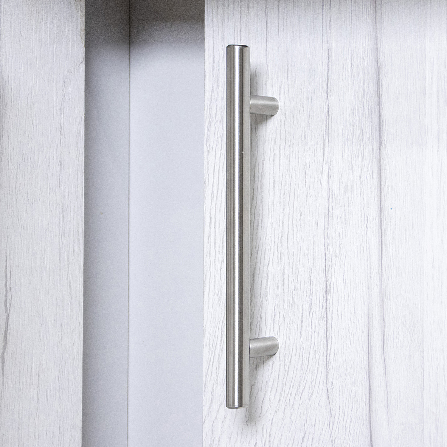 Шкаф навесной 600х676х290 мм BROZEX-WOOD Camellia, с двумя дверцами, серый / юта