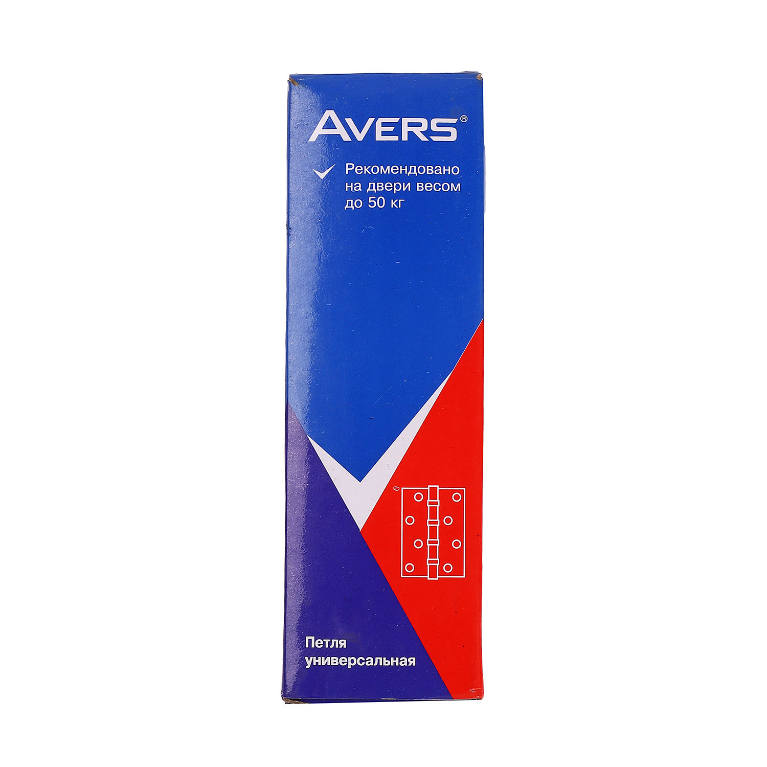 Петля универсальная хром 120*80*2.5-B4-CR AVERS *2/12/96