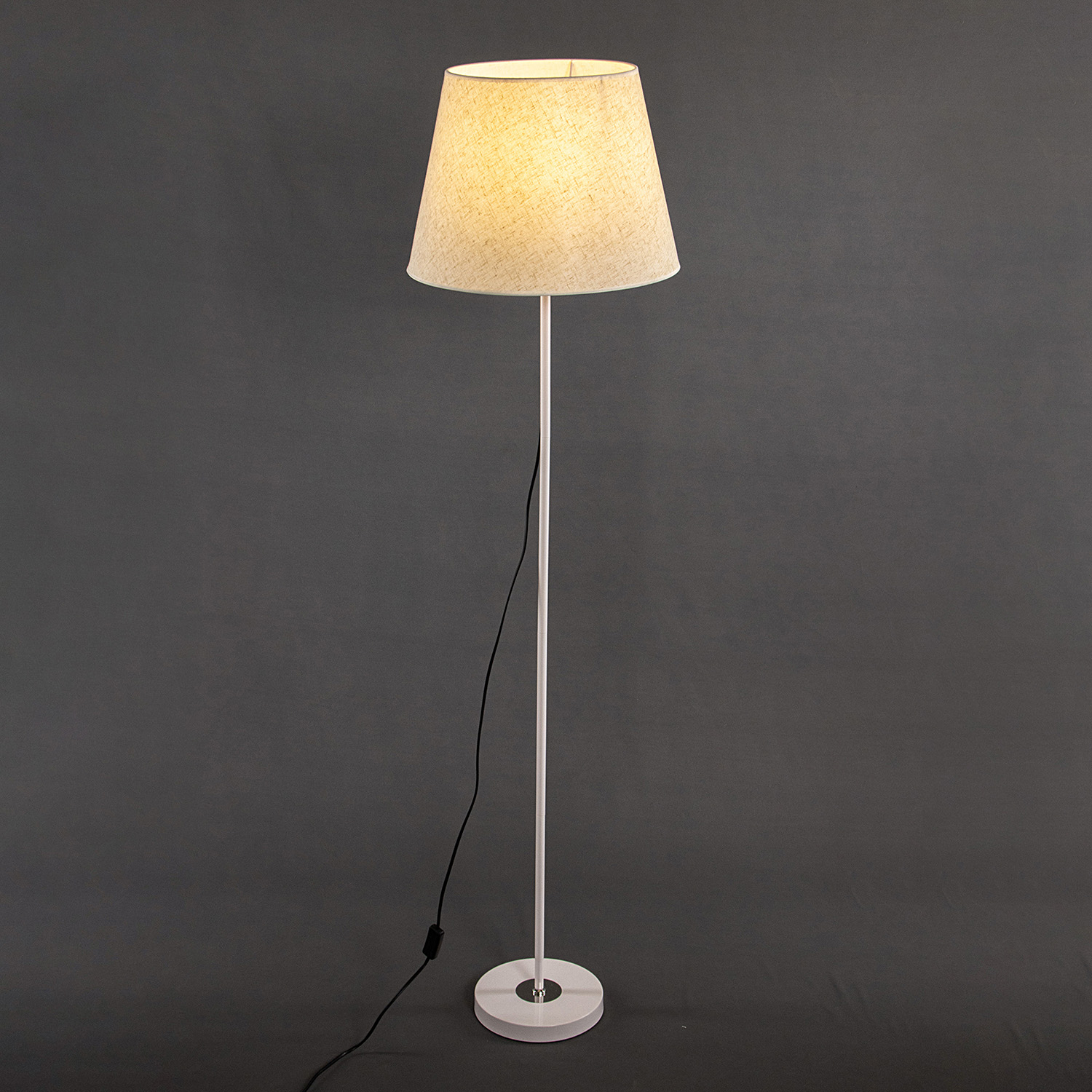 Торшер 01930-2.6-01 WH Е27 60Вт (основание+абажур) *1