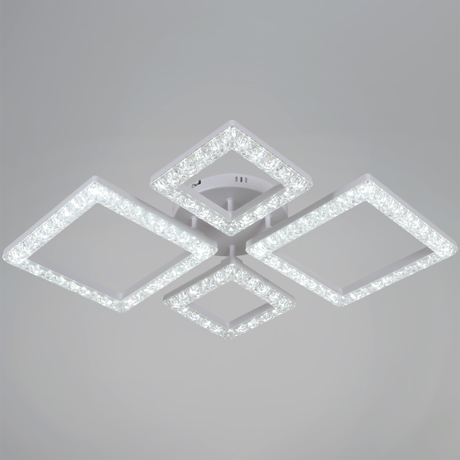 Люстра 88120-0.3-2+2C WH LED 3000-6500К 88W ПДУ ПДУ+диммер S=16м2  *1