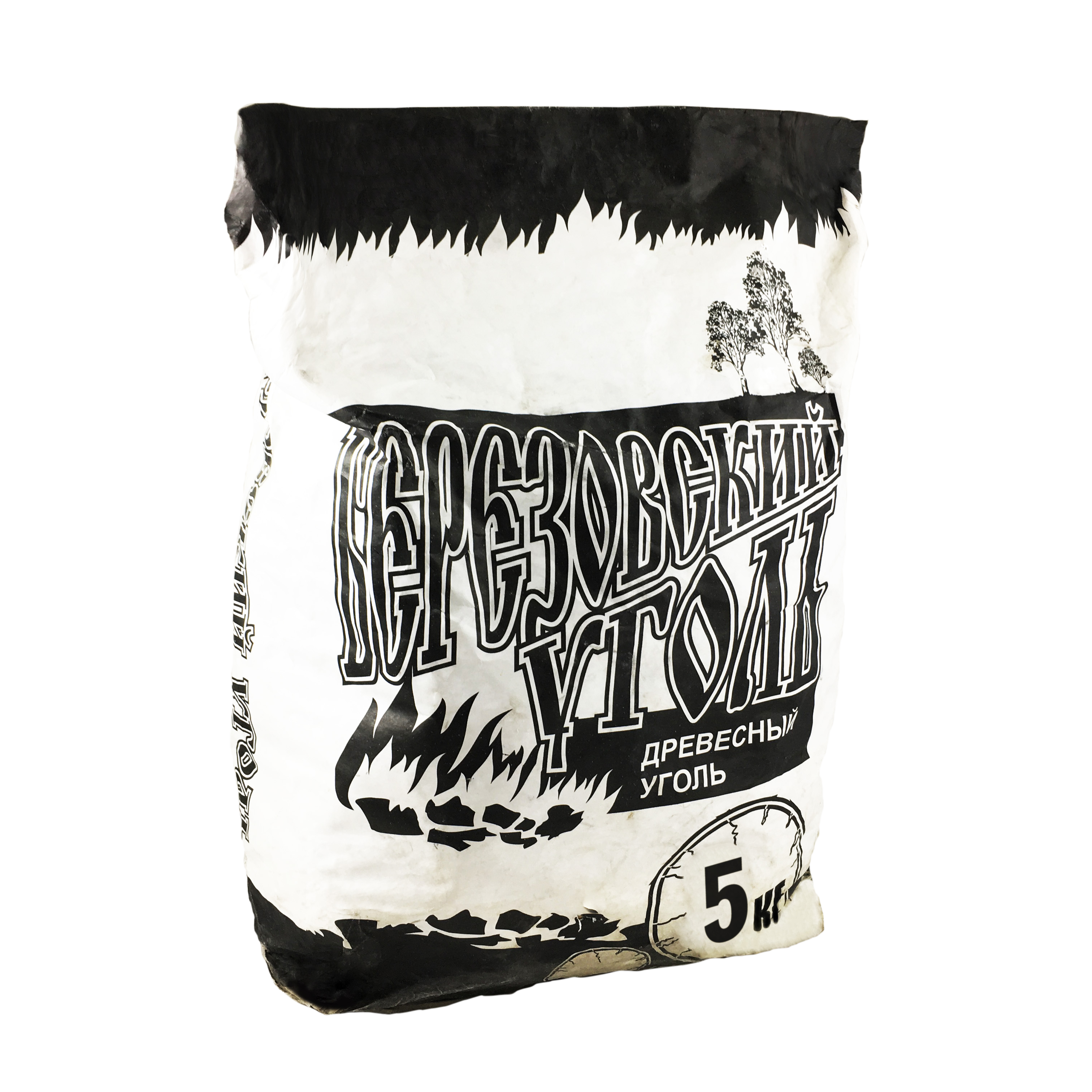 Уголь древесный березовый, 5 кг