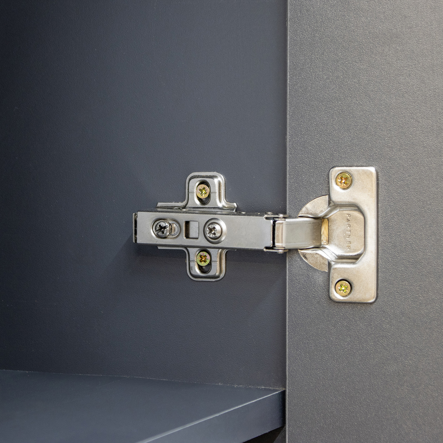 Пенал 600х2100х550 мм BROZEX-WOOD Next, для духового шкафа и СВЧ, графит / дуб вотан