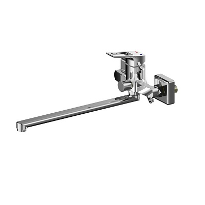 Смеситель для ванны Milardo Atlantic, длинный излив, однорычажный