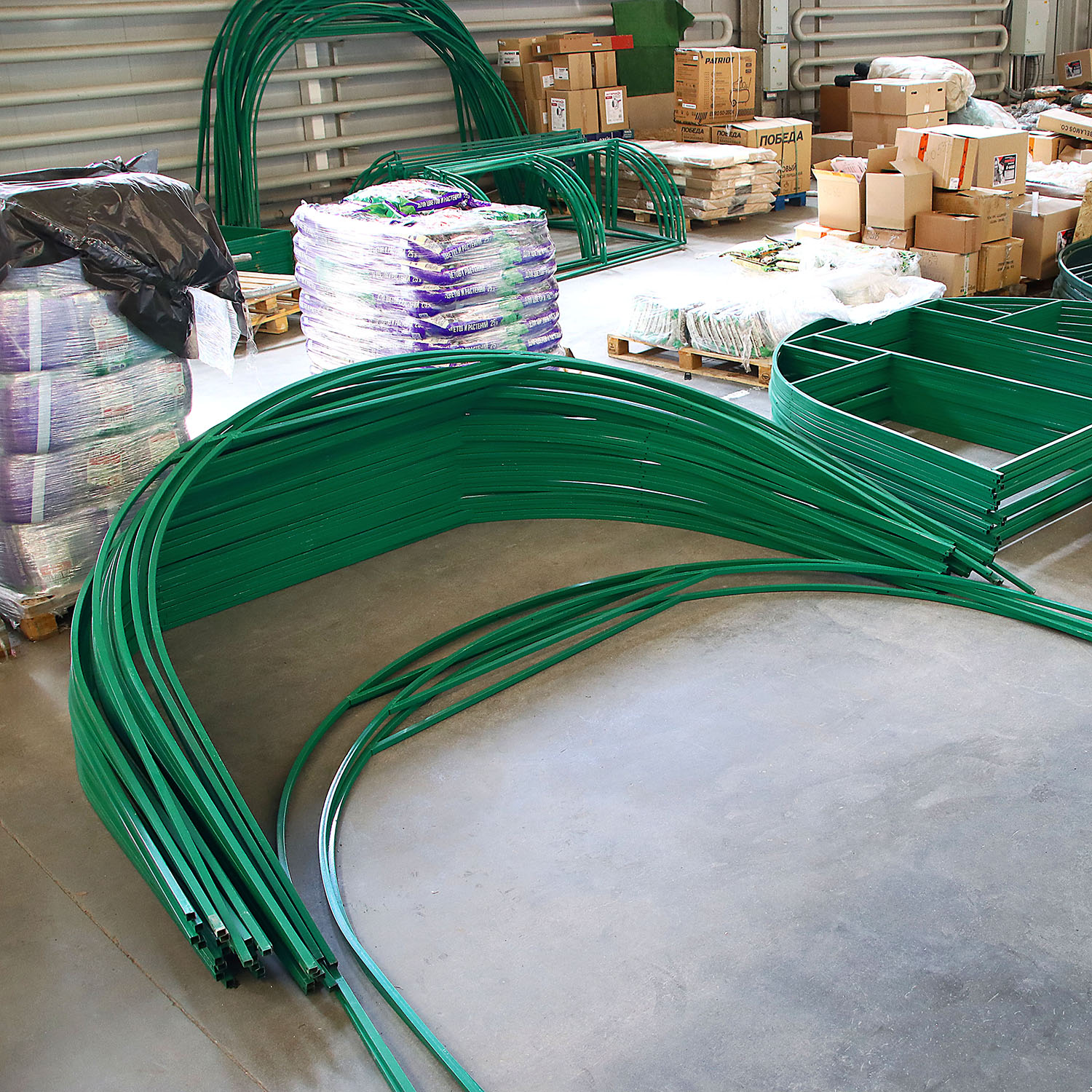 Каркас теплицы Агроном, 6х3х2 м, профиль 20х20 мм, шаг дуги 1 м