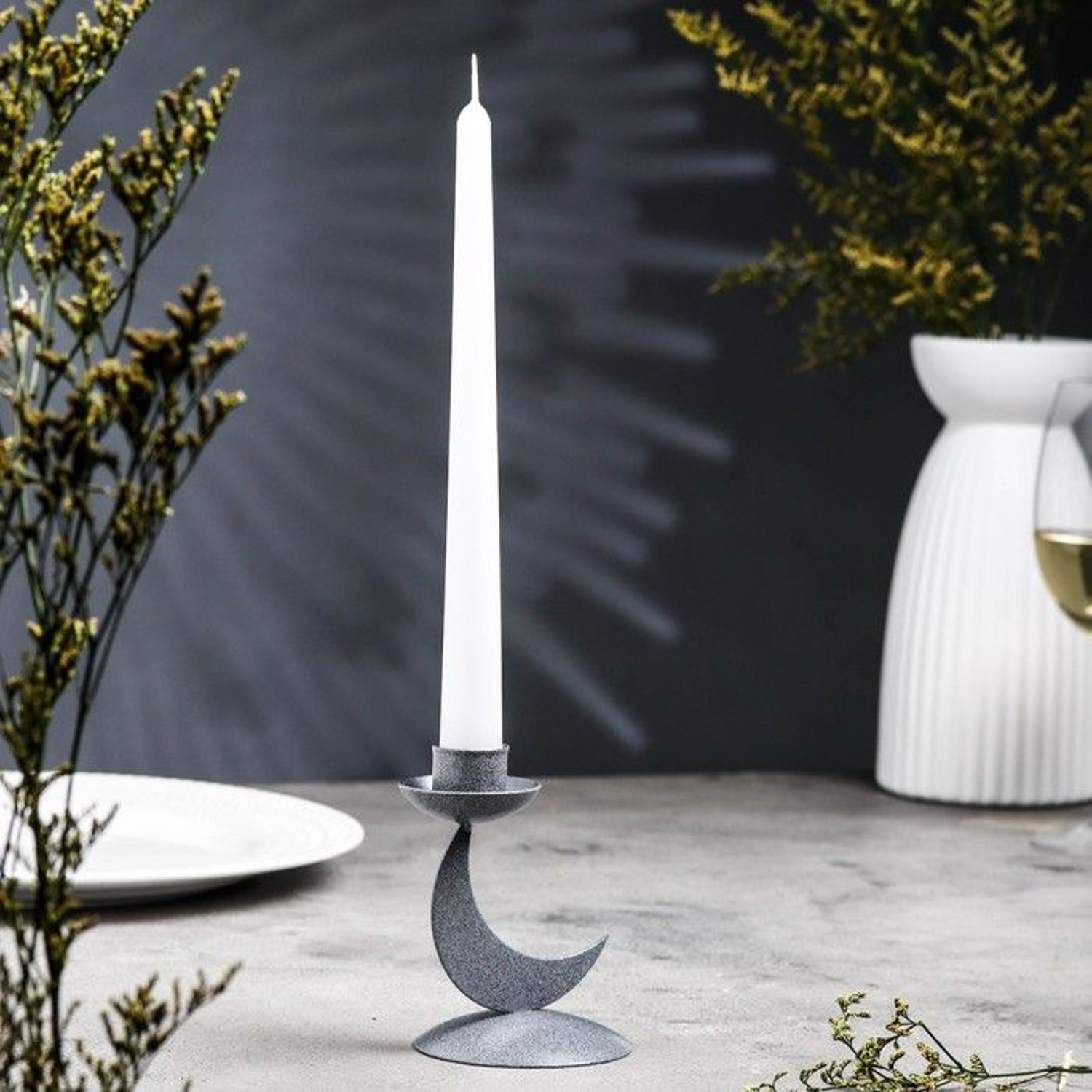 подсвечник демимун серый 1596022