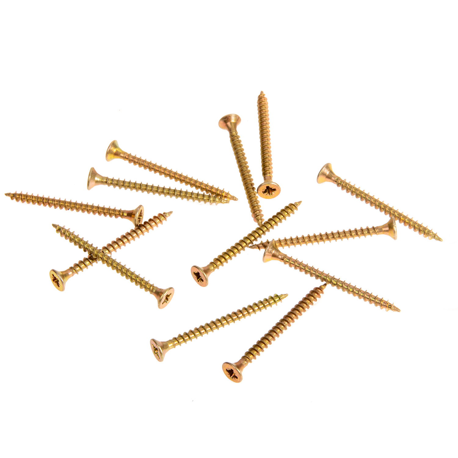 Шурупы жёлтые BROZEX пакет 3*35 (30шт) *10/100