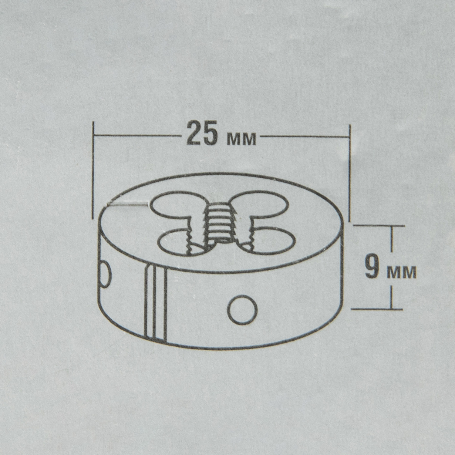 Плашка  М8x1.25мм сталь 9ХС (4-28022-08-1.25) ЗУБР *1/10/100