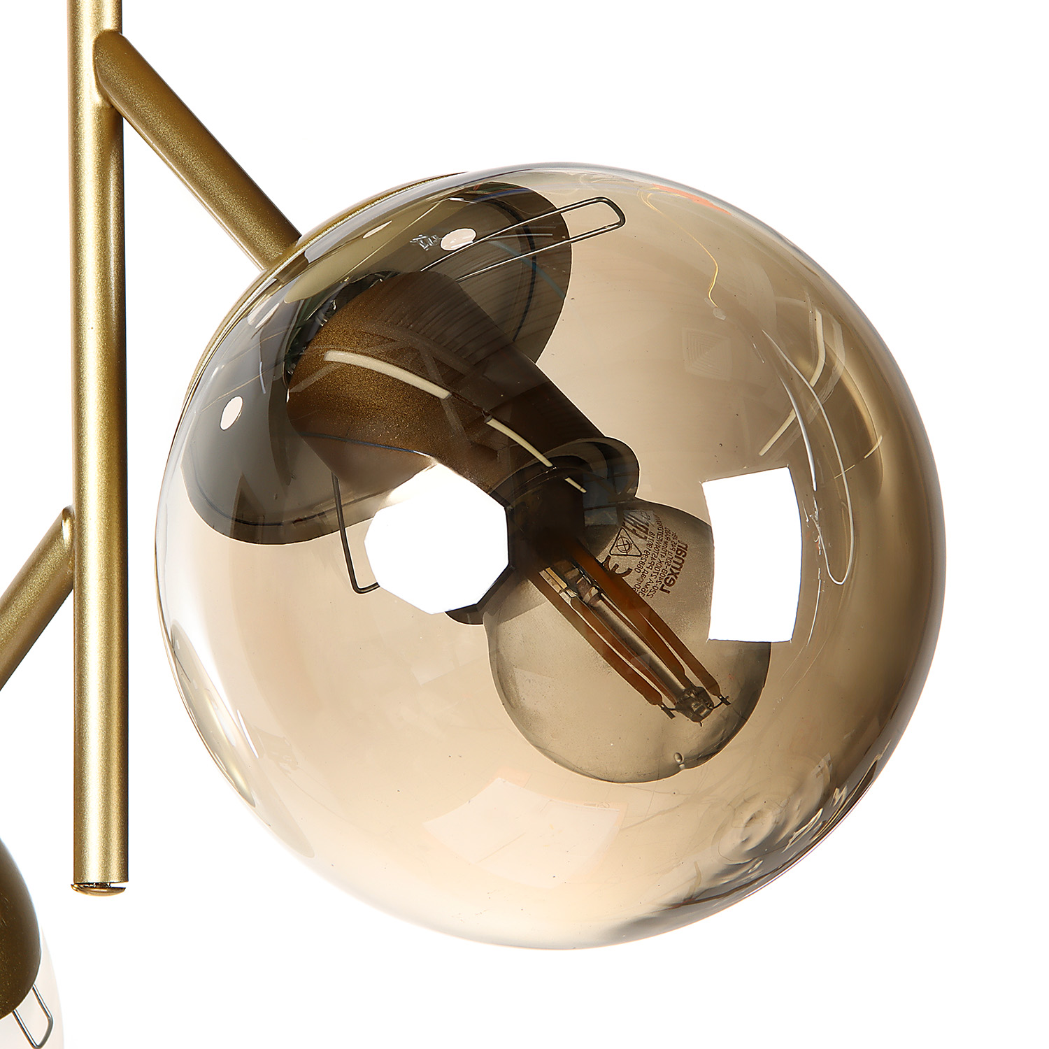 Светильник потолочный N36375/2 GD 2*40W E27 220V (l-350; w-130; h-300) S=8м2 VERNER LIGHTING *1