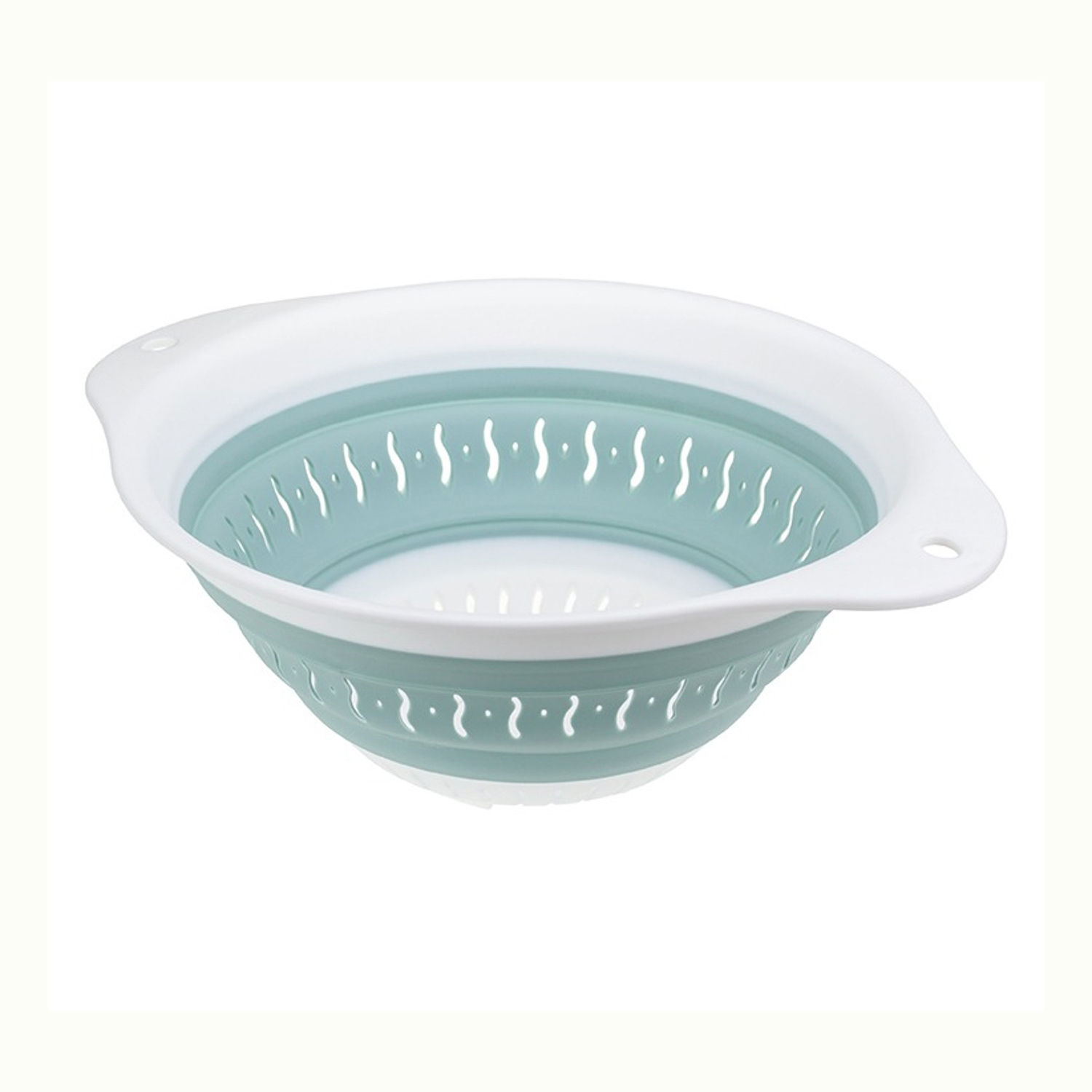 Дуршлаг пластм. СКЛАДНОЙ "Флекс" d240мм с 2-я бок.ручками М1128 ("М-Пластика") *1/20