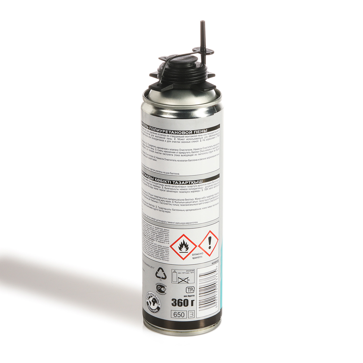 Очиститель монтажной пены 650 мл HAUSER