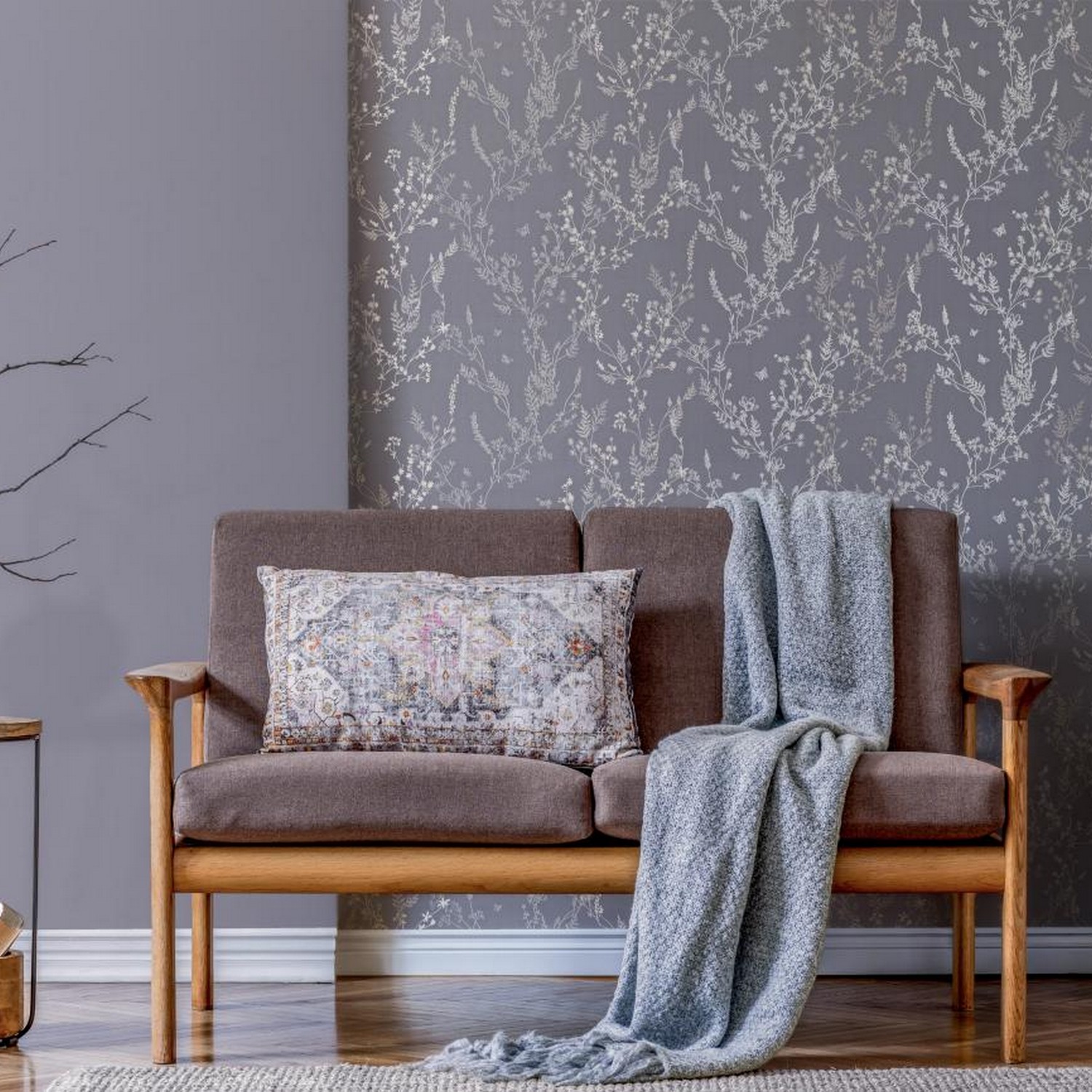 Обои флиз "HomeColor" Summer Time фон (сер.) HC72822-46 1,06*10м *1/8