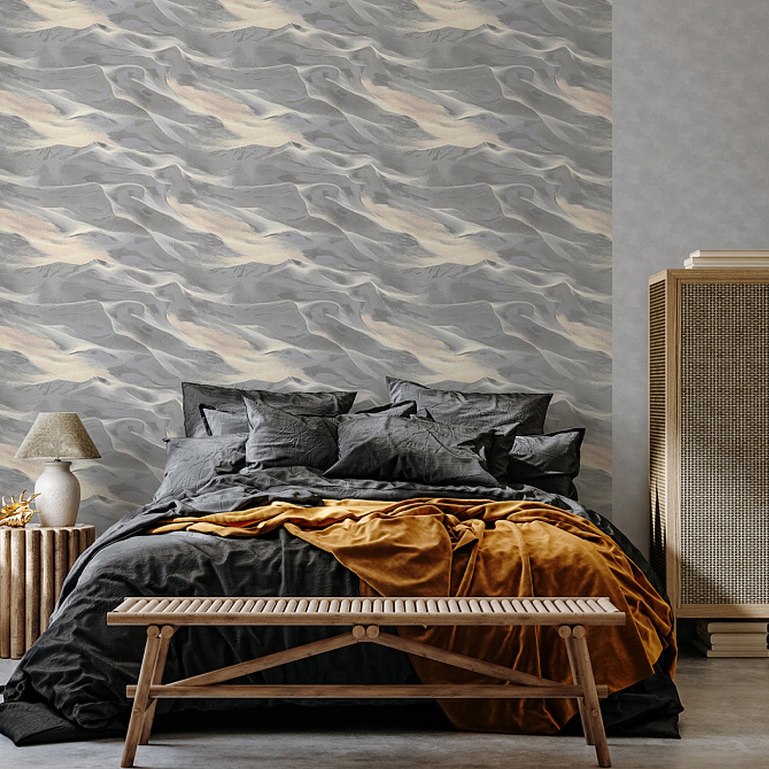 Обои флиз "AS Палитра" Аспект Дюна (сер.) 70654-42 1,06*10м *1/6