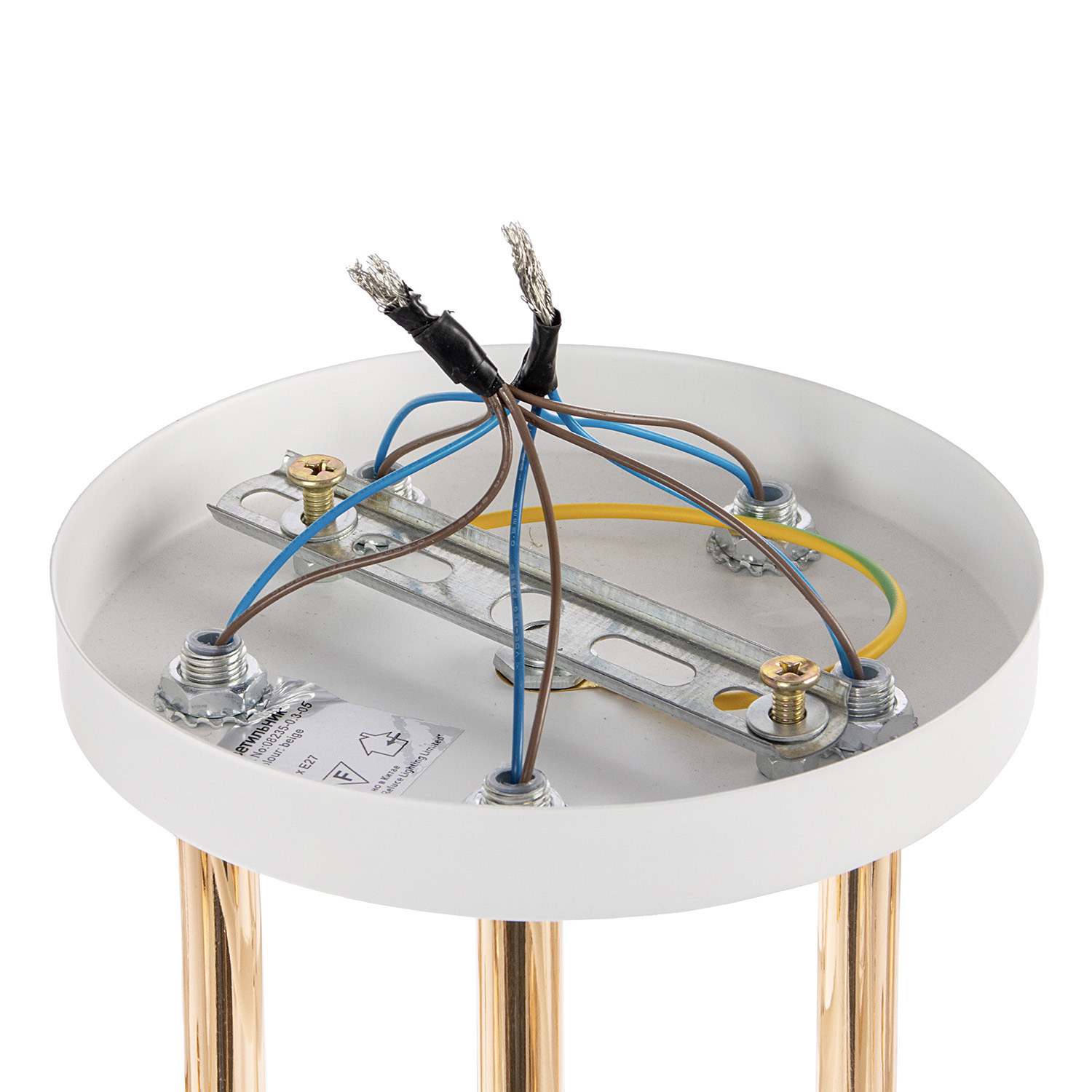 Люстра 08235-0.3-05 WT+FG 60Вт S=30м2    *2