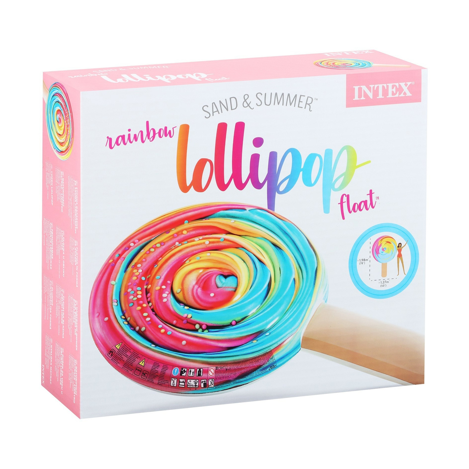 Матрас для плавания "Леденец" 198 х 127 х 25 см 58754EU   9317134