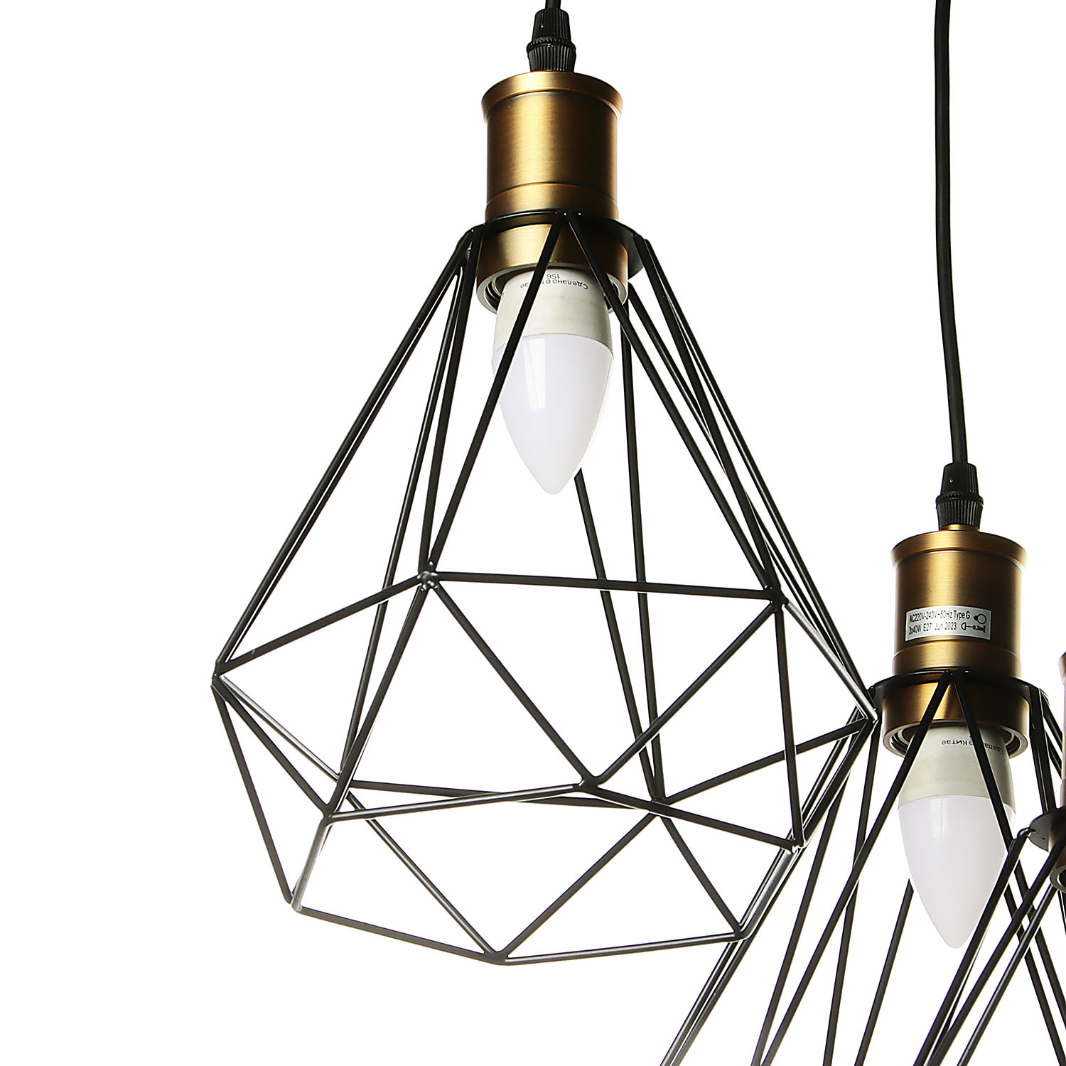 Люстра 04773-0.4-03 BK Е27 60Вт S=18м2  *1