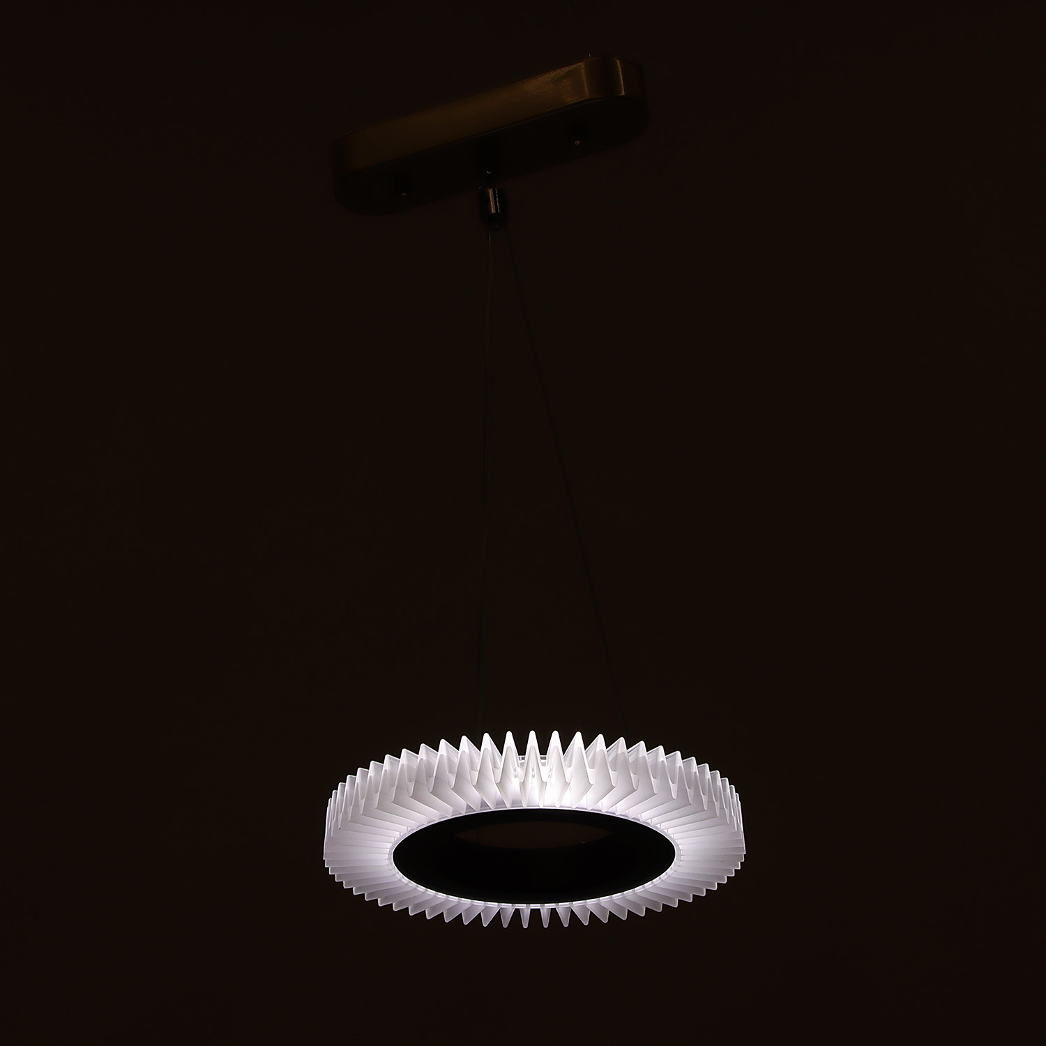 Люстра S2124/1 GD LED 3000К-6500К (h=800, d=200) б/пульта  VERNER LIGHTING *1