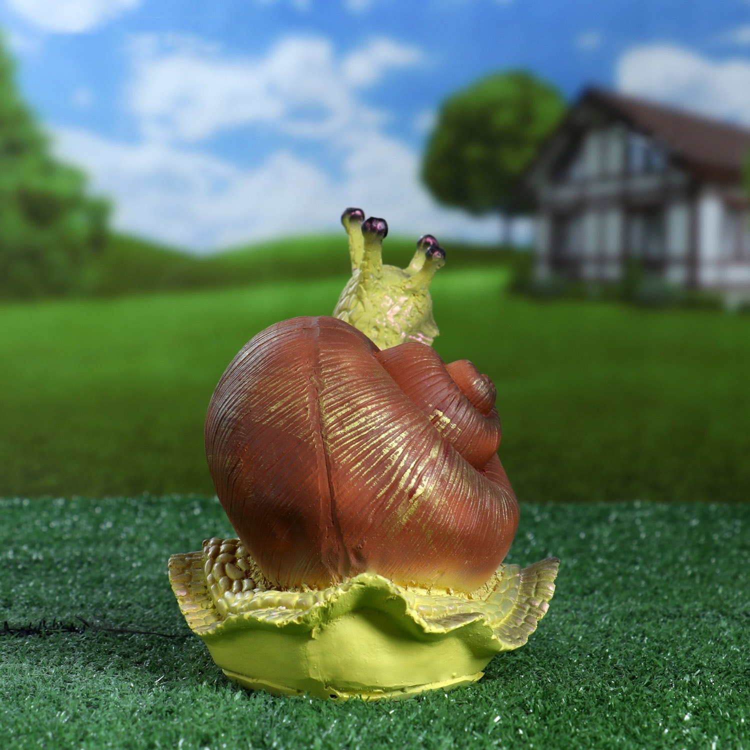Садовая фигура "Улитка ползет" 25х14х15см   1155086