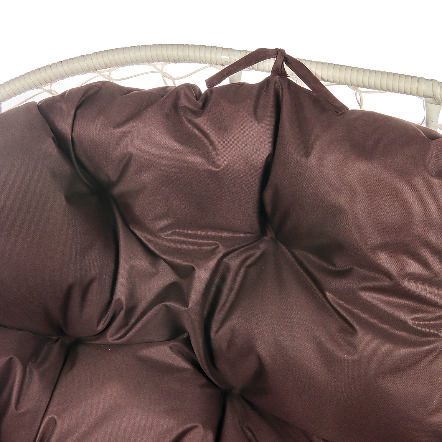 Диван садовый "Мамасан" цвет белый, подушка микс, 75*164*104 см, до 180 кг М-групп *1