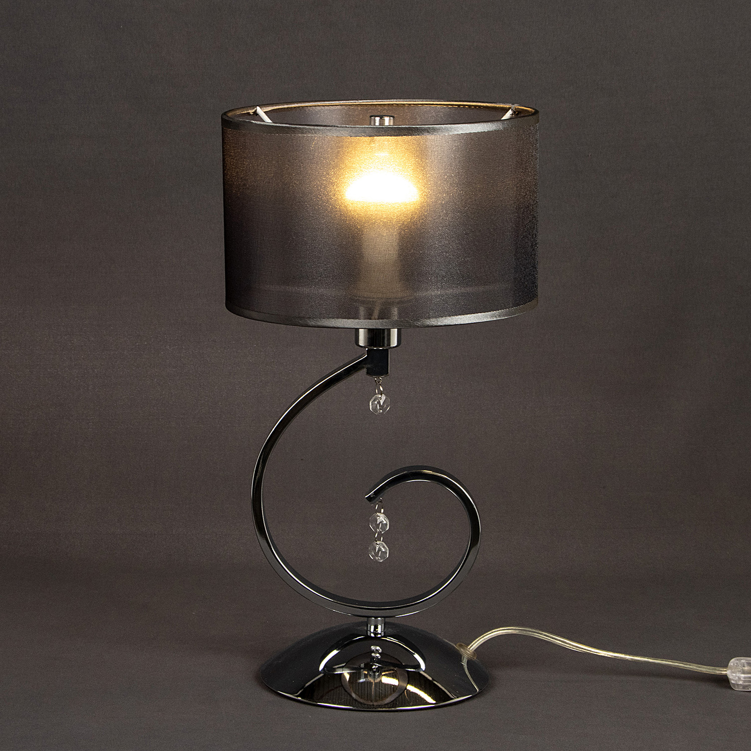 Лампа настольная F2752 Silver E27 40Вт S=2м2 *1/8