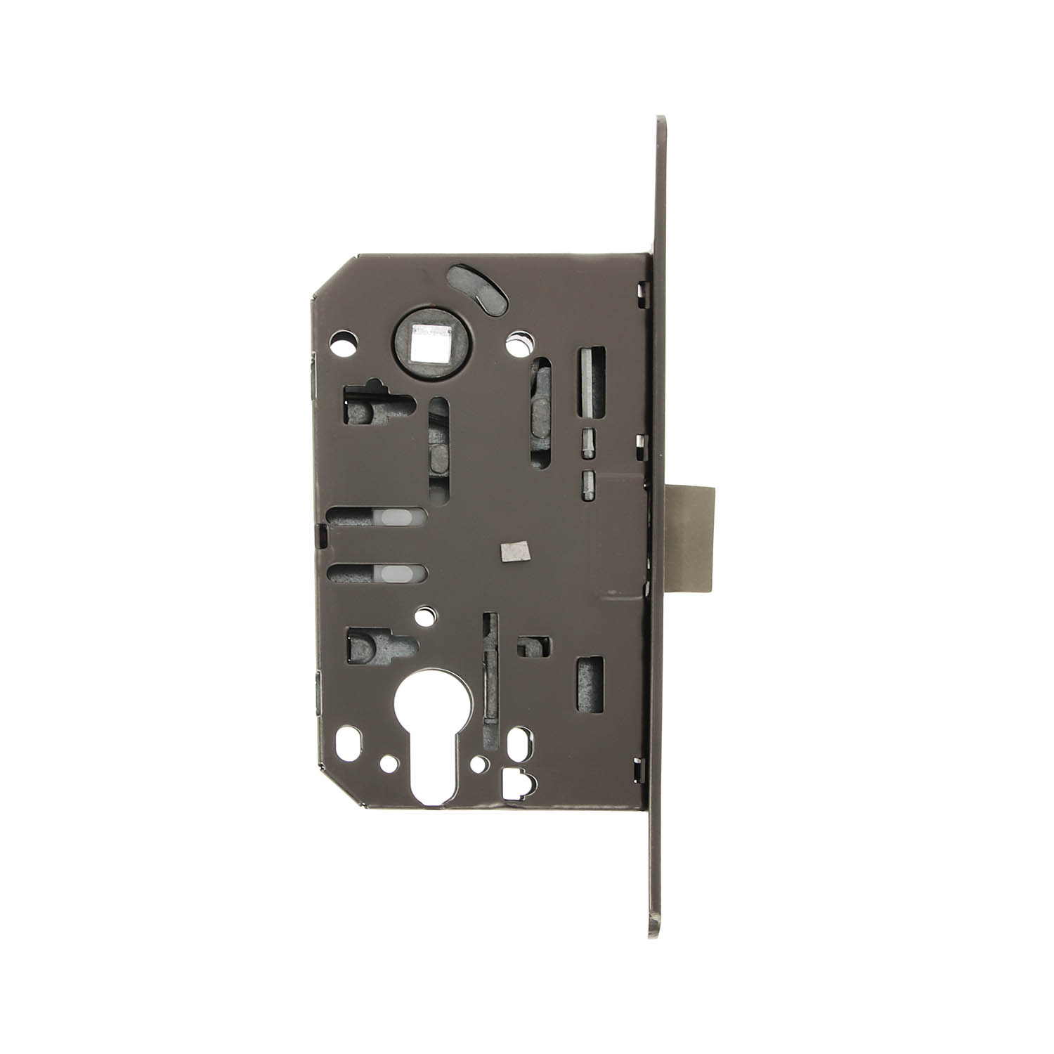 Защелка врезная п/ручку и фиксатор ГРАФИТ БЕСШУМНАЯ 5300-Р-WC-GRF Апекс *1/5/40