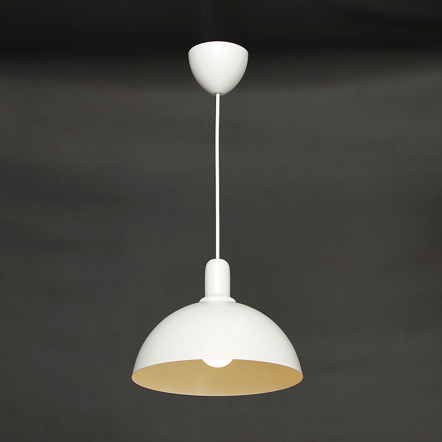 Светильник подвесной 2512/1 Е27 40Вт белый S=2м2   *1