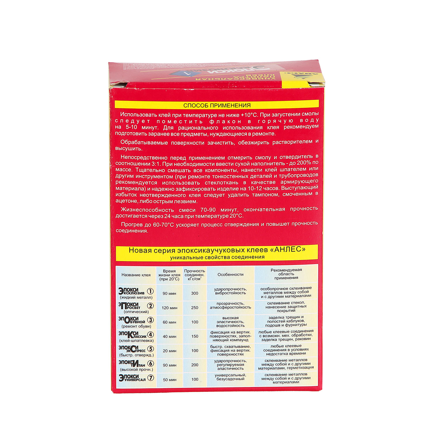 Клей ЭпоксиЭксклюзив 130г (Анлес) 3/15