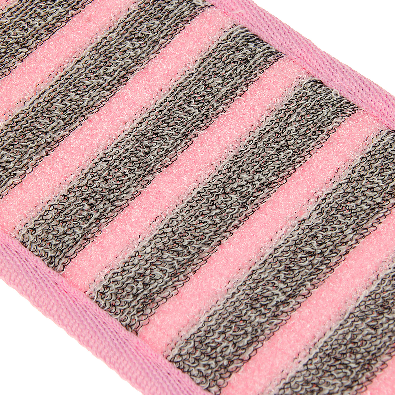 Мочалка для тела банная из полипропилена 10х60см (10х74см) "Женская" 41464 Банные штучки*10/30*