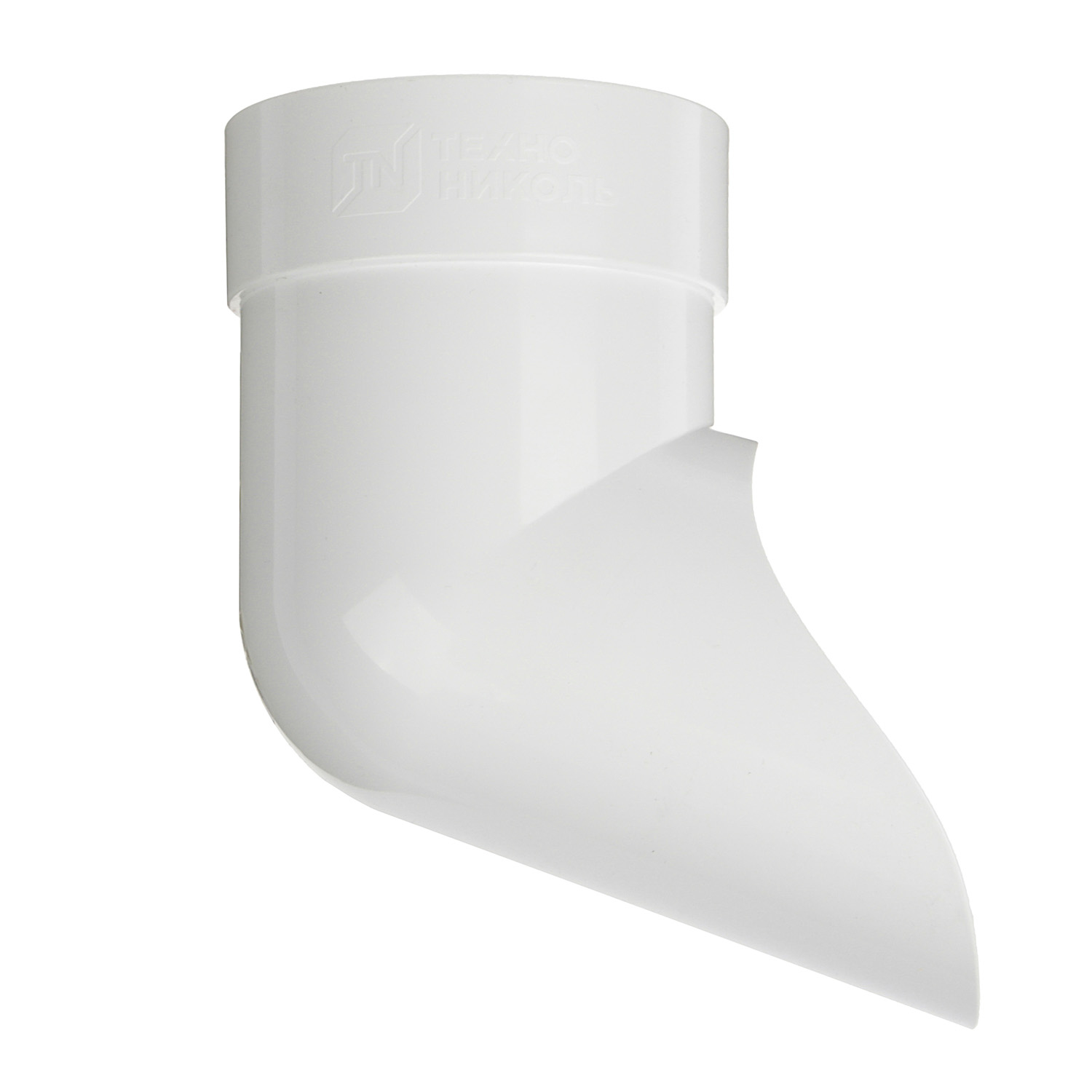 Слив трубы 80 мм ТехноНиколь, белый