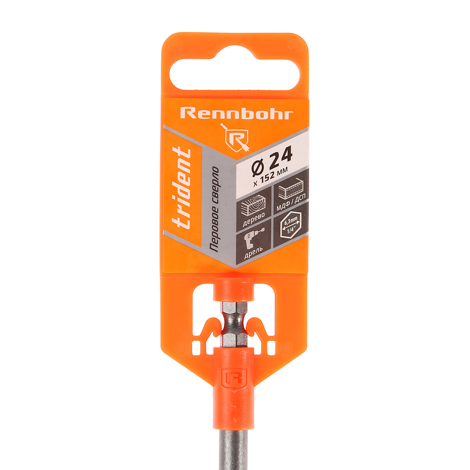 Сверло по дереву перовое 24х152мм (659124) Rennbohr *1/10/30/360