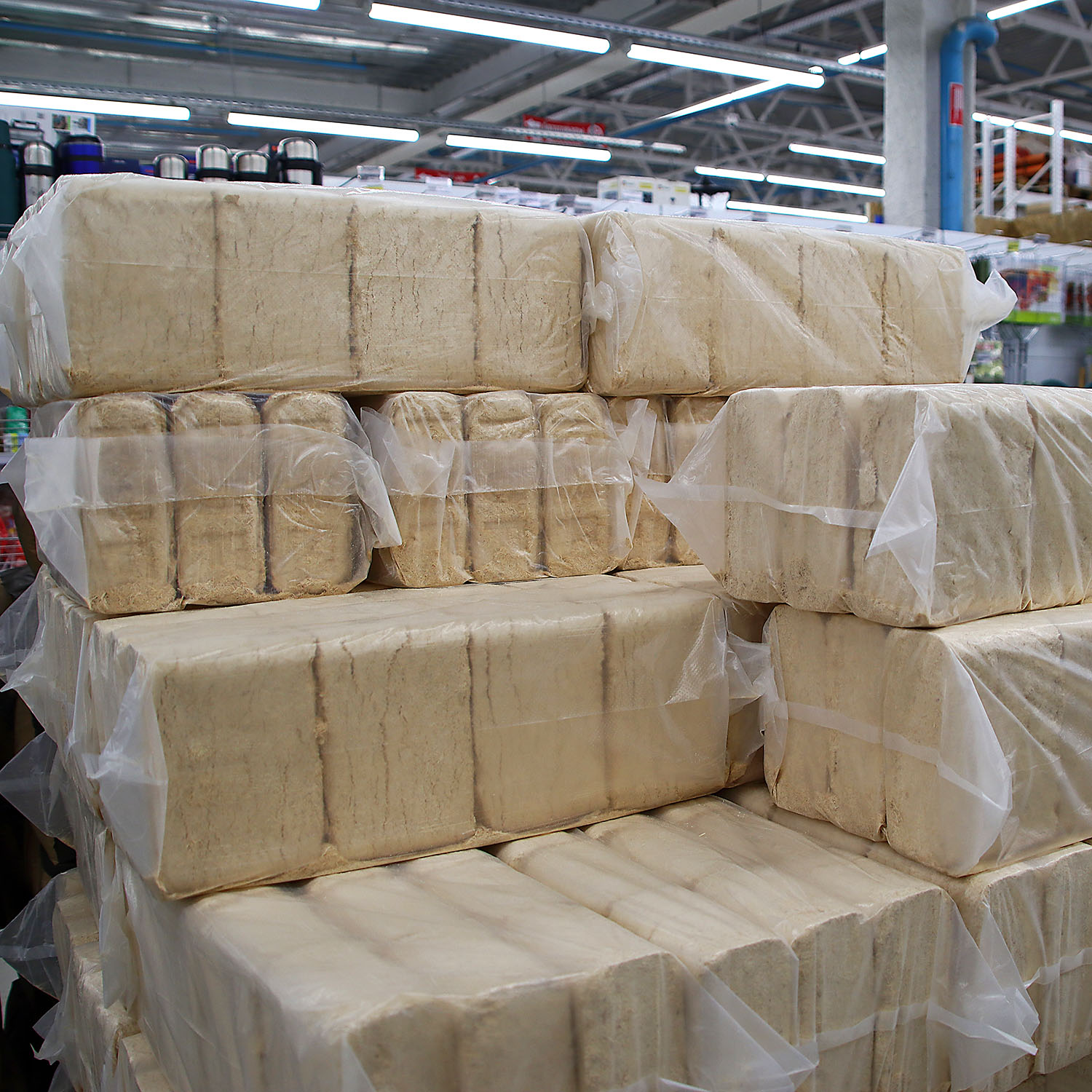 Брикет топливный RUF, березовый, 10 кг