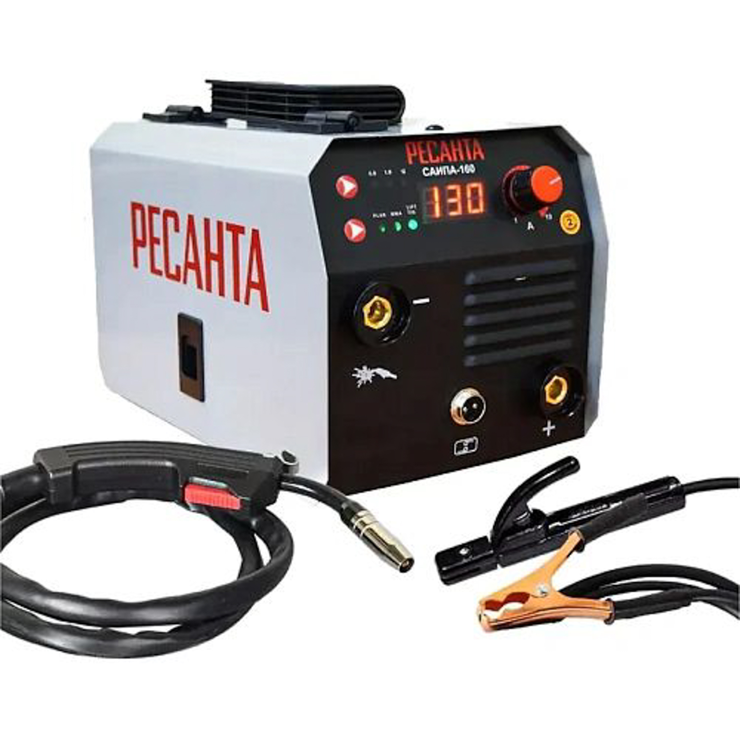 Аппарат сварочный инверторный полуавтоматический Ресанта САИПА-160, 160 А, 4 мм